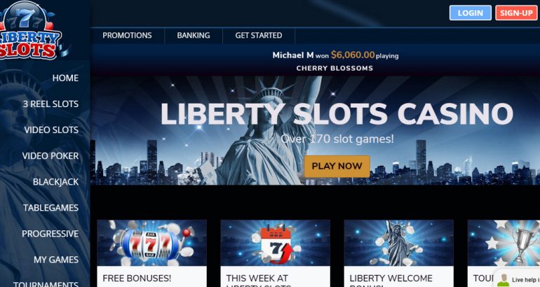 LibertySlots Casino – Join today and get amazing $777 Bonus