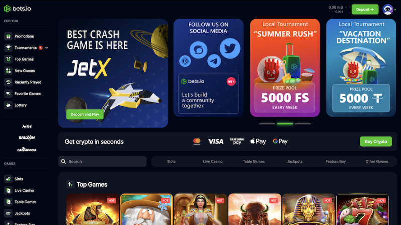 Bets.io’s Welcome Offer: 100% Bonus and 100 Free Spins – Don’t Miss Out!