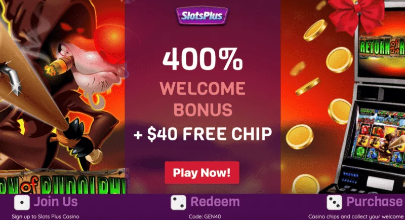 Dive into a World of Excitement with SlotsPlus Casino’s 400% Welcome Bonus!