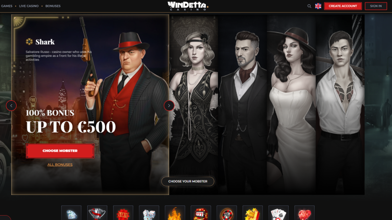 Seize the Opportunity with a Spectacular 230% Welcome Bonus up to €2000 at Windetta Casino!